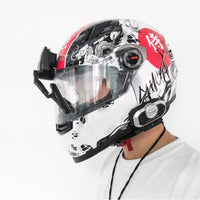 Essuie-glace électrique universel pour casque de moto