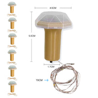 Christmas  Bouchon de bouteille solaire LED