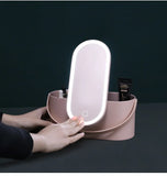 Makeup Organizer Mirror LED