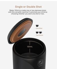 Portable Espresso Coffee  Machine  Nespresso OriginalLine Capsule Or Ground Coffee