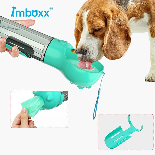 Imboxx™ 3-in-1 tragbare Wasserflasche für Hunde