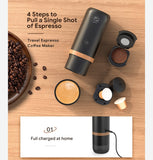 Portable Espresso Coffee  Machine  Nespresso OriginalLine Capsule Or Ground Coffee